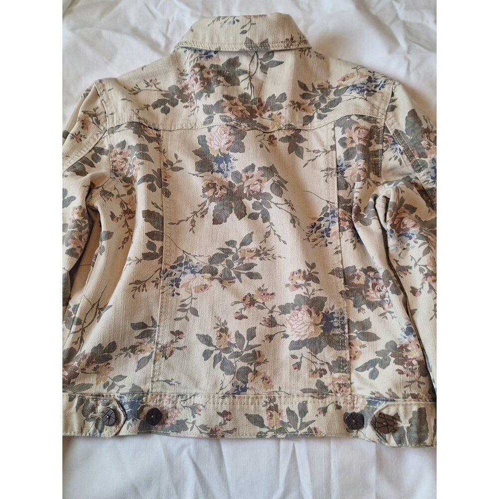 Vintage 90s Women's Hot Kiss Floral Jacket Sz Small - Picture 6 of 7